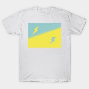 Superhero yellow-turquoise blue T-Shirt